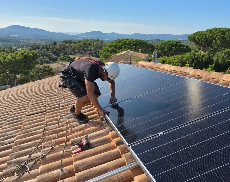 Installateur panneaux solaires Guzargues — pose photovoltaïque sur toiture