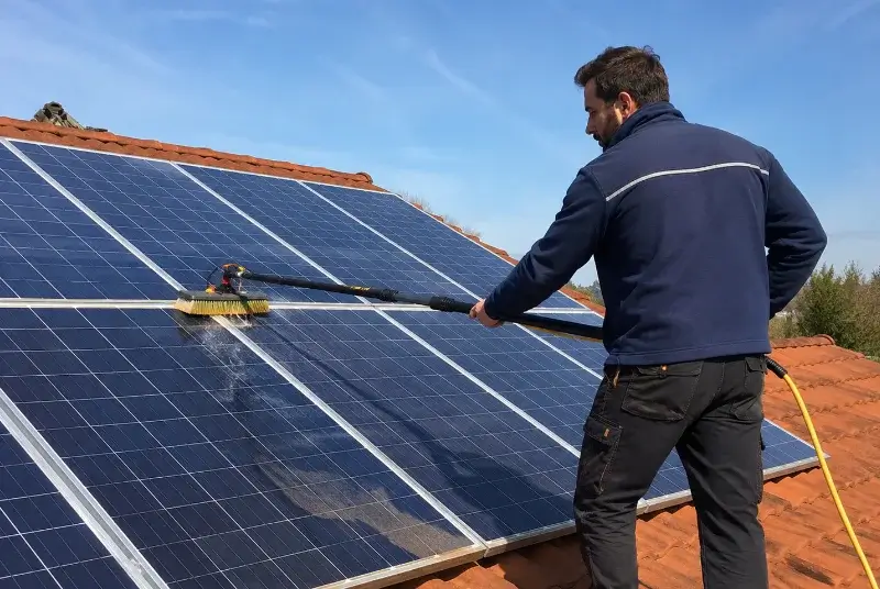 Nettoyage et entretien de panneaux solaires à Guzargues